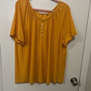 Bundle!- Mustard/Mint Green and flowered Women's Top